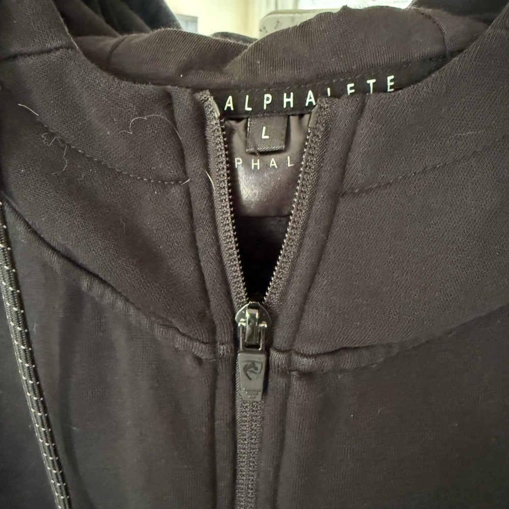 Alphalete Black Full-Zip Hoodie - Picture 2 of 3